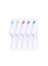 Lot de 5 Paires de Chaussettes de Sport Blanches