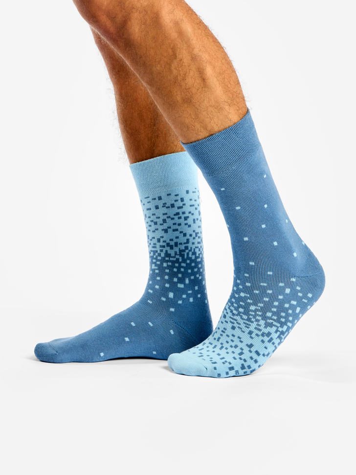 Chaussettes Chaudes Bleues