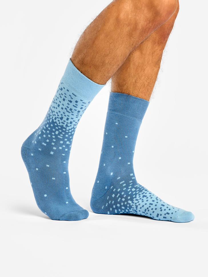 Chaussettes Chaudes Bleues