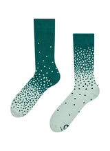 Chaussettes Chaudes Du Vert Foncé Au Vert Clair