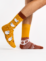 Chaussettes Chaudes Mouton dans un Pull