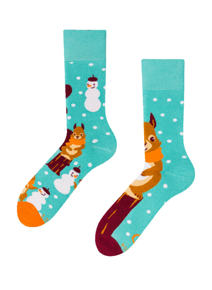 Chaussettes Chaudes Écureuil d'Hiver - Dedoles