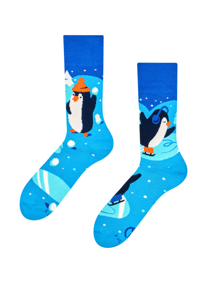 Chaussettes Chaudes Manchots Patineurs - Dedoles