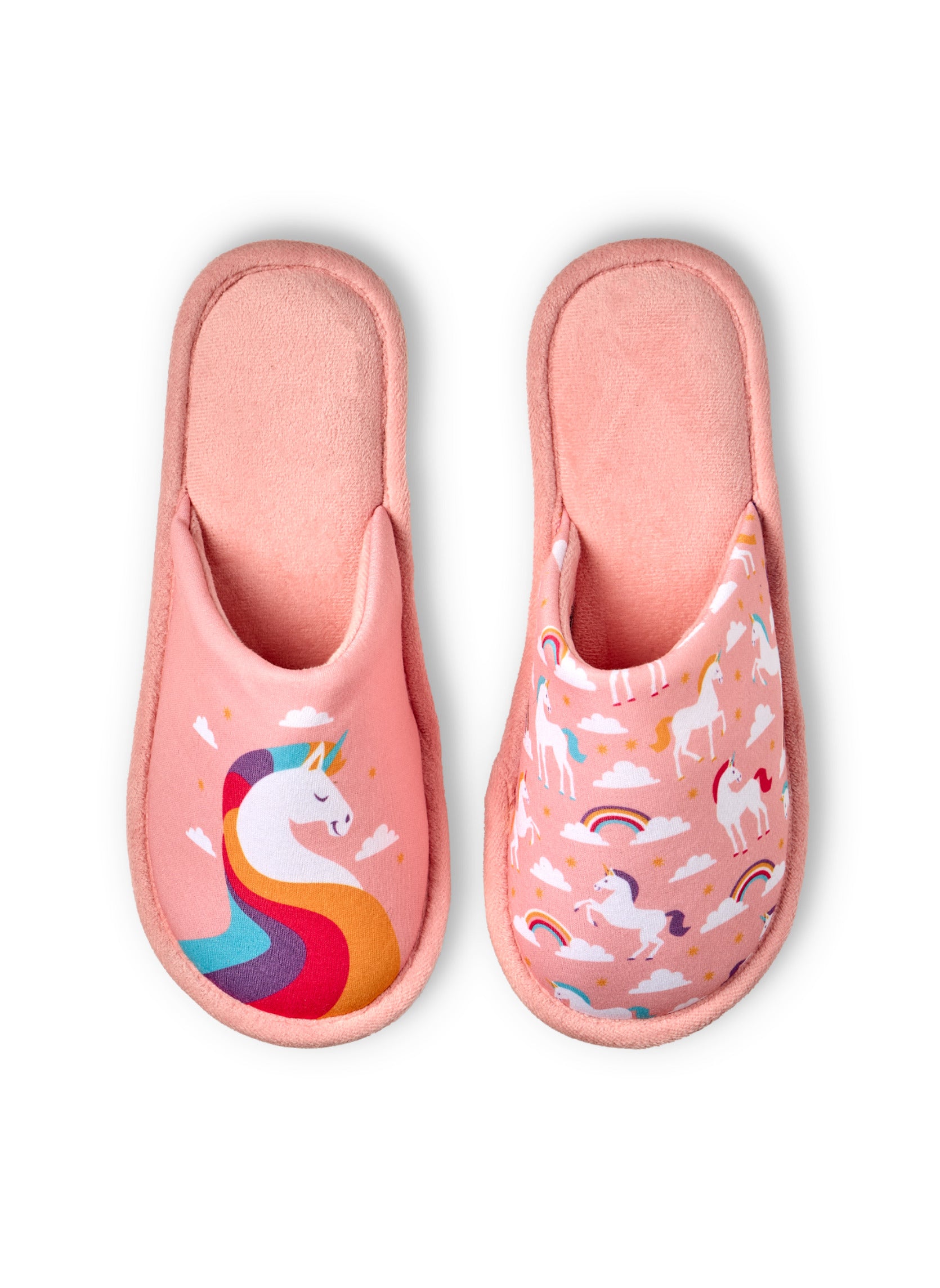 Pantoufles Licorne Dans Les Nuages