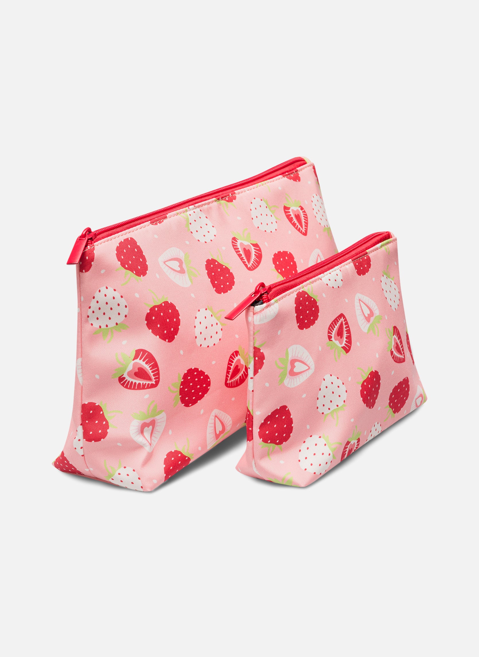 Pack de 2 Trousses de Toilette Fraises Sucrées