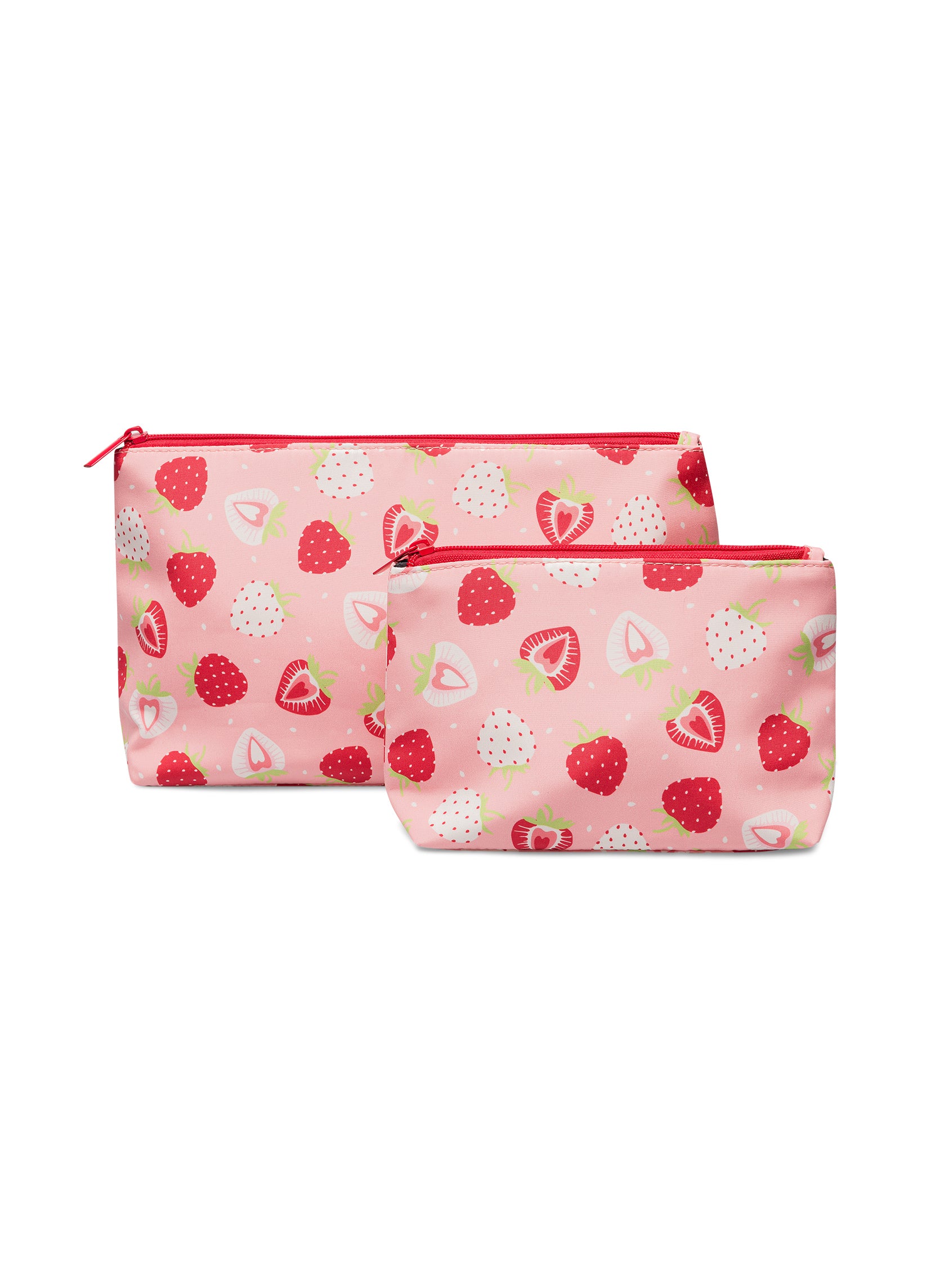 Pack de 2 Trousses de Toilette Fraises Sucrées