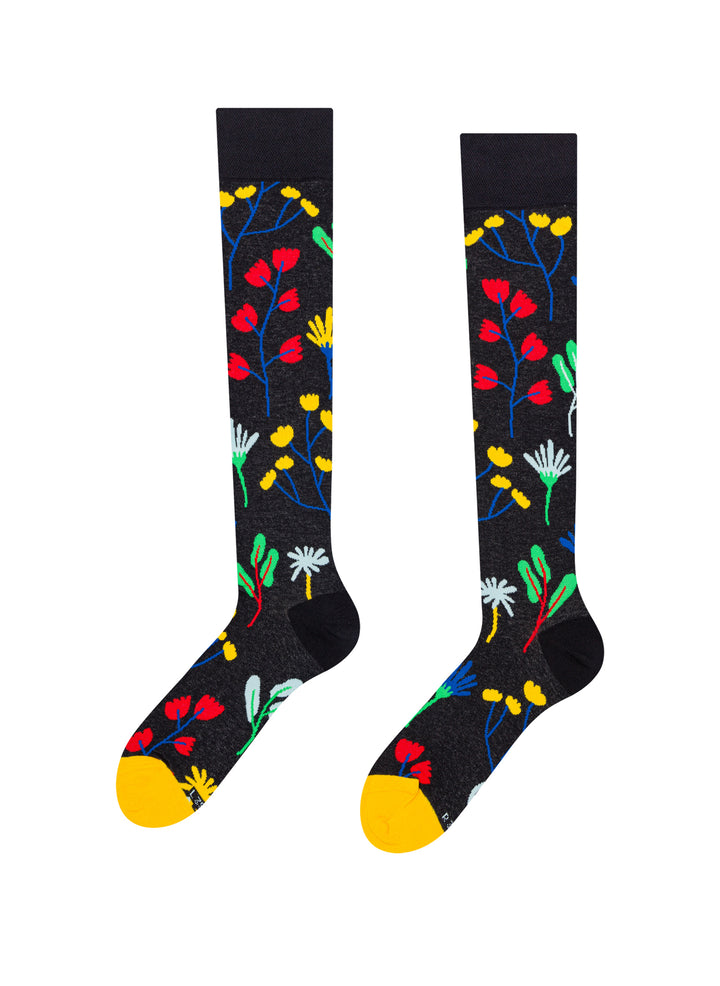 Chaussettes Mi-Bas Aquarelle de Fleurs - Dedoles