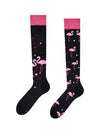 Chaussettes Mi-Bas Flamants & Cœurs
