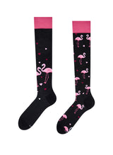 Chaussettes Mi-Bas Flamants & Cœurs