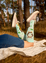 Chaussettes Mi-Bas Hibou & Livres