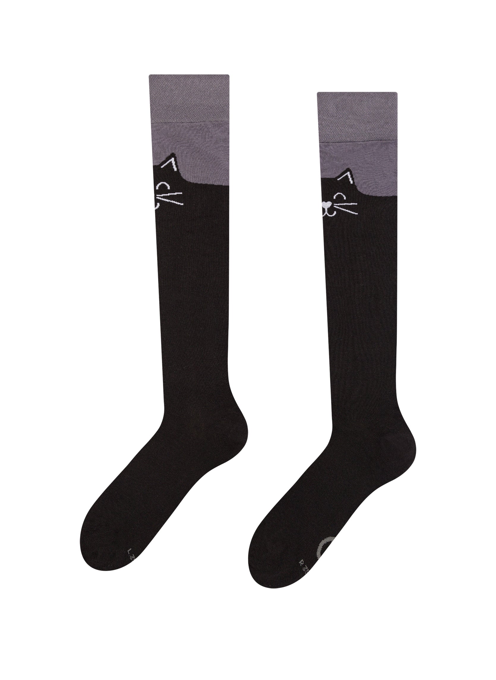 Chaussettes Mi-Bas Chat Noir