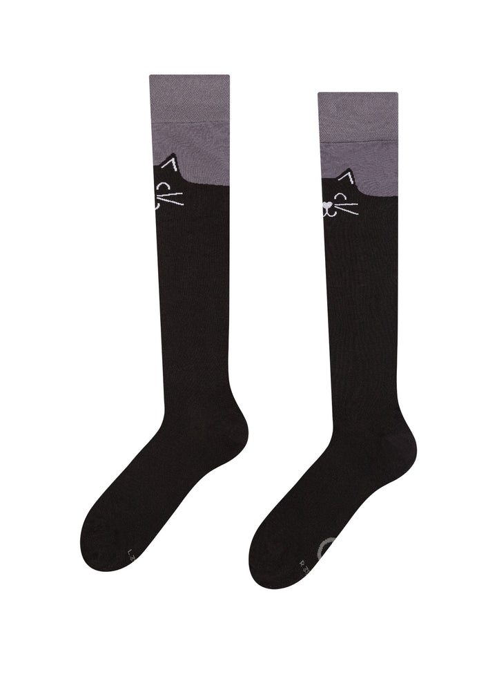 Chaussettes Mi-Bas Chat Noir - Dedoles