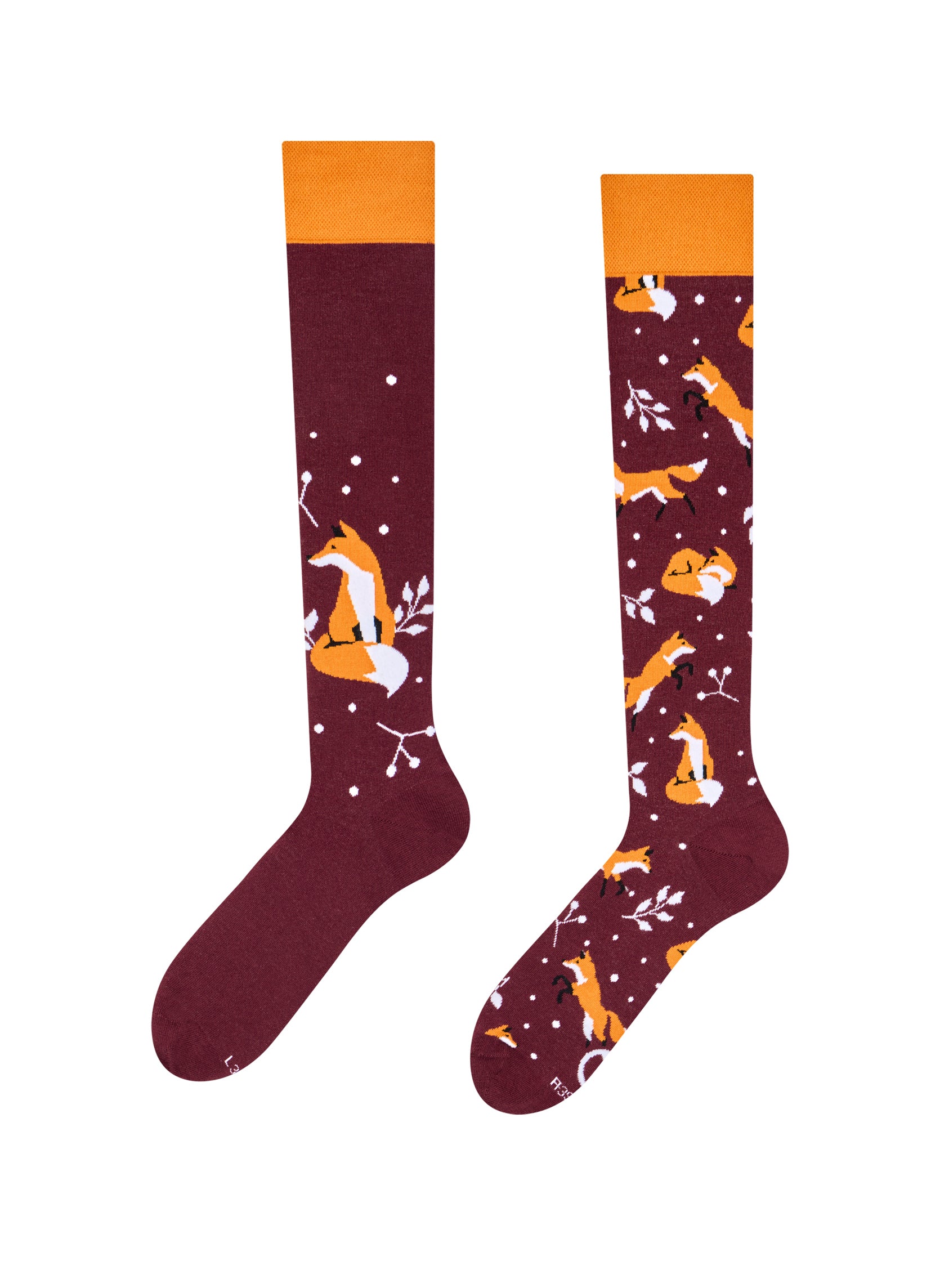 Chaussettes Mi-Bas Renard & Feuilles