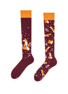Chaussettes Mi-Bas Renard & Feuilles
