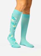 Chaussettes Mi-Bas Camomille Turquoise