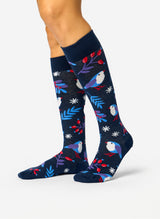 Chaussettes Mi-Bas Nouveaux Oiseaux d’Hiver