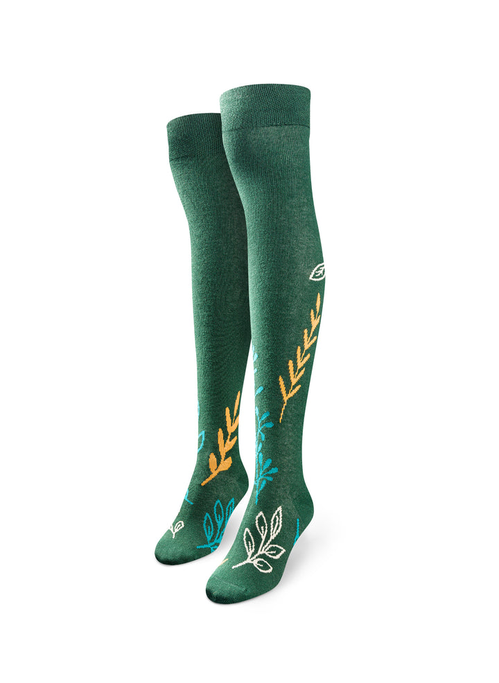 Chaussettes au-dessus des genoux Feuilles d'Automne - Dedoles