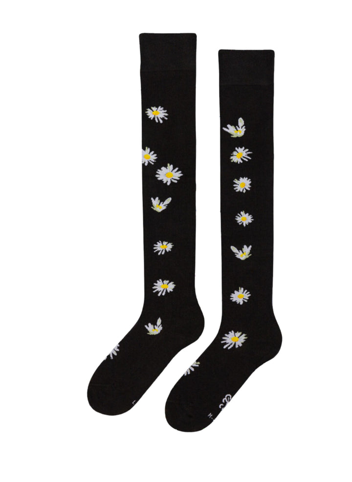 Chaussettes au-dessus des genoux Marguerites la Nuit - Dedoles