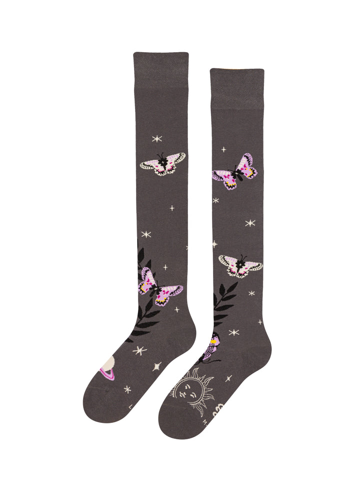 Chaussettes au-dessus des genoux Papillons de Nuit - Dedoles