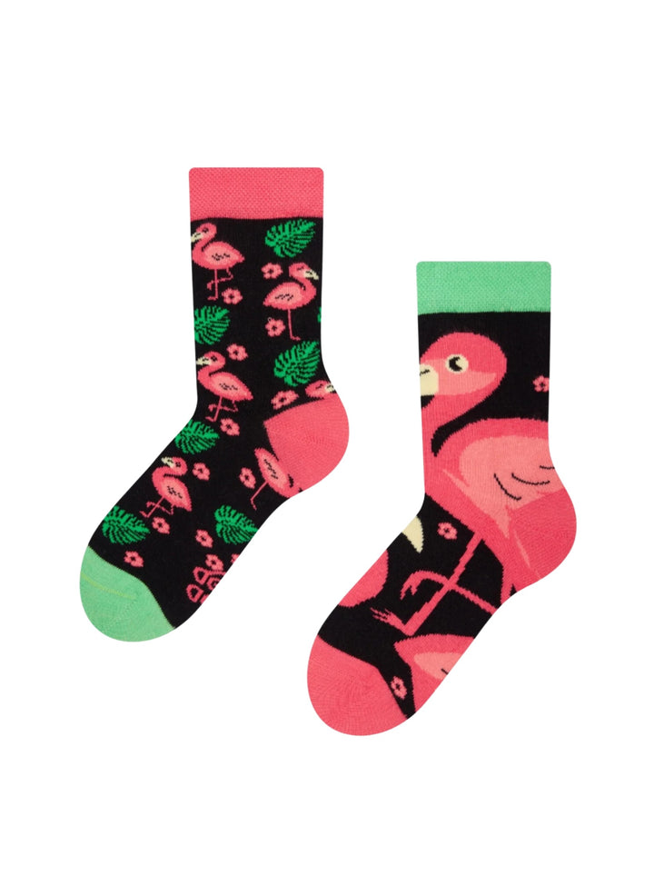 Chaussettes Enfants Flamants Roses - Dedoles