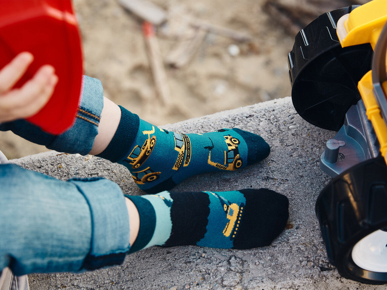 Chaussettes Enfants Pelleteuses