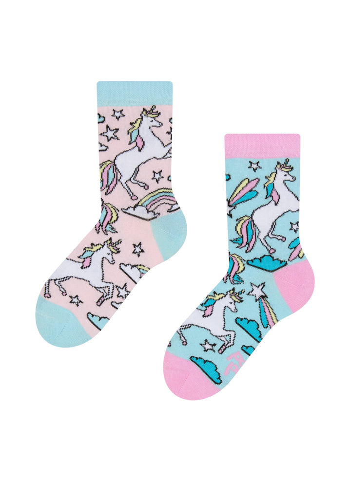 Chaussettes Enfants Licornes Arc-en-ciel - Dedoles