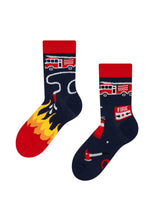 Coffret Sapeur-Pompier Papa & Moi — chaussettes enfant Dedoles