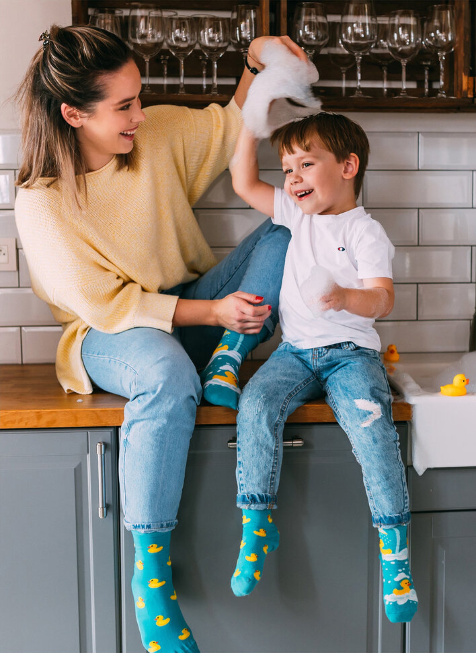 Chaussettes Canards de Bain