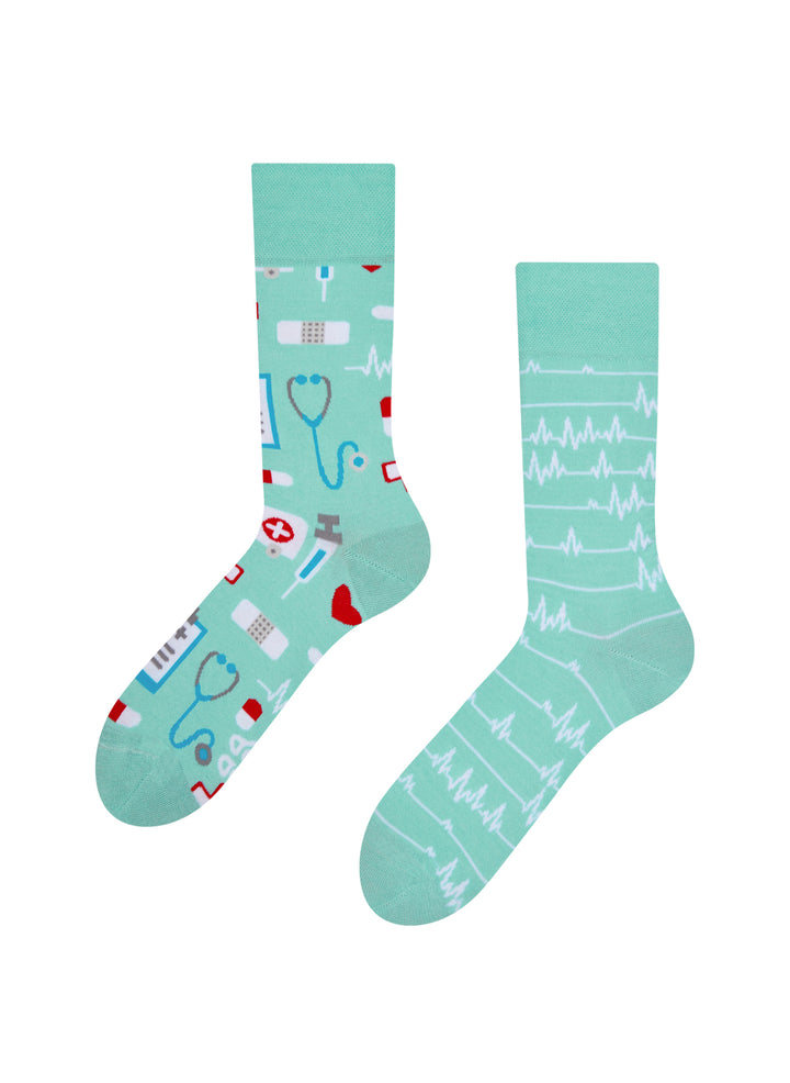 Chaussettes Médecine et ECG - Dedoles