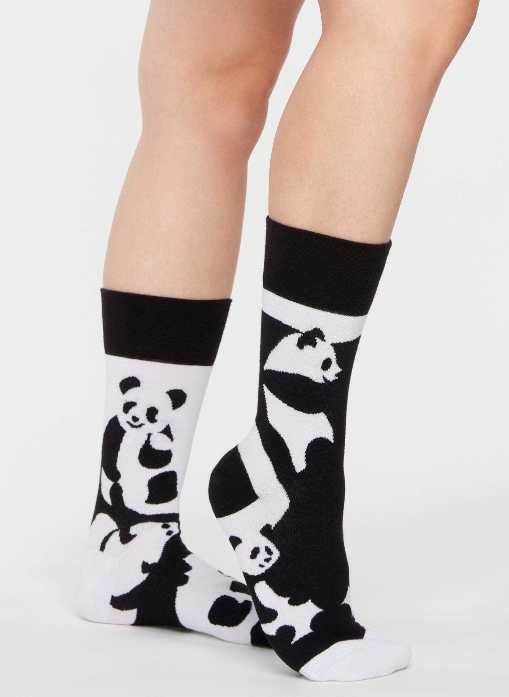 Chaussettes Pandas Noirs et Blancs