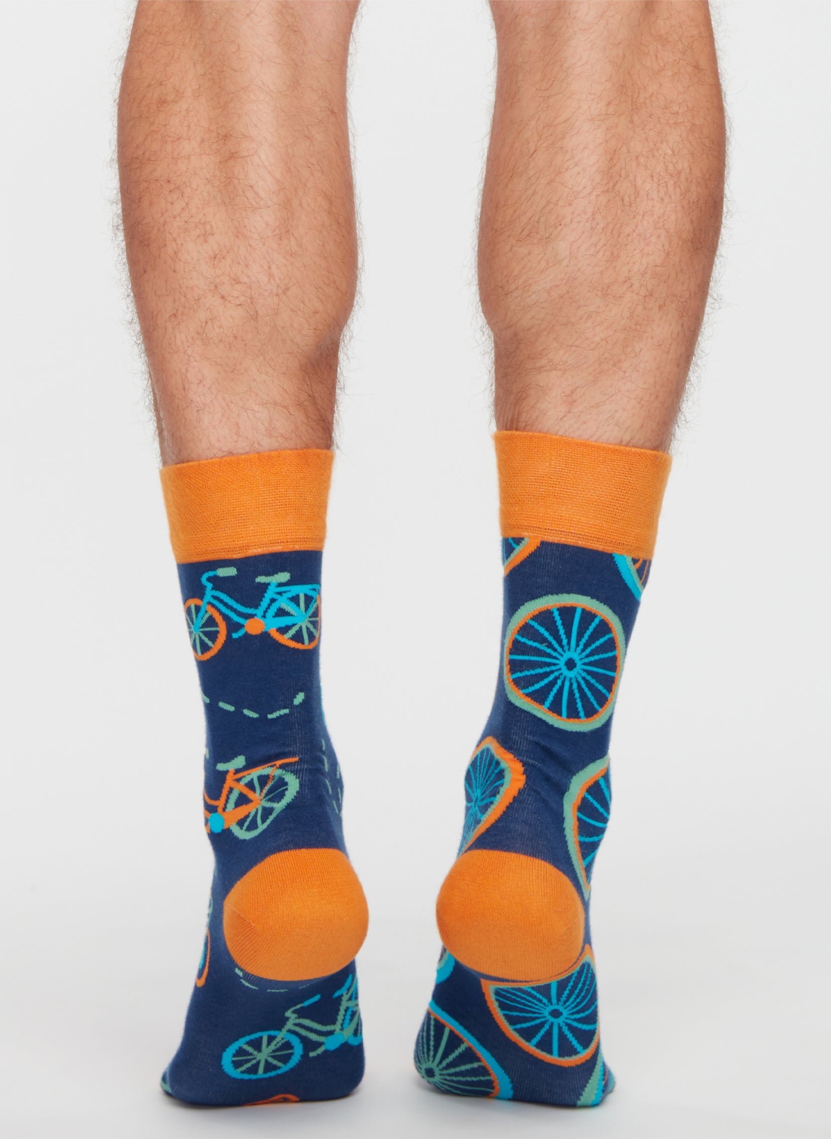 Chaussettes Bicyclette Orange