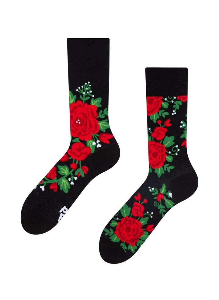 Chaussettes Roses Rouges - Dedoles