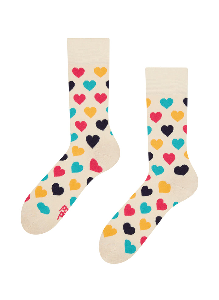 Chaussettes Cœurs Colorés - Dedoles