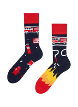 Coffret Sapeur-Pompier Papa & Moi — chaussettes papa Dedoles