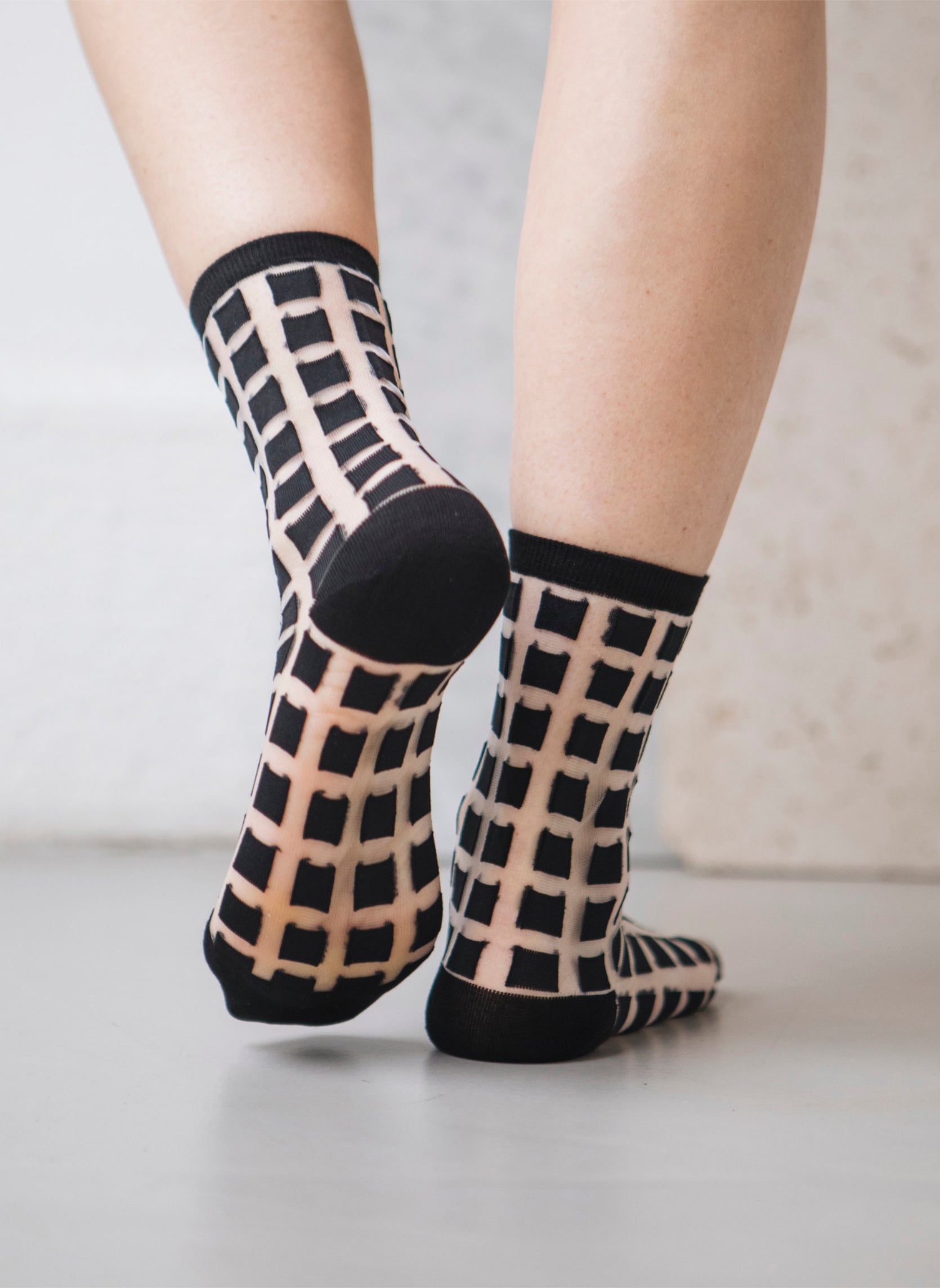 Chaussettes Transparentes Ginza Black