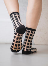 Chaussettes Transparentes Ginza Black