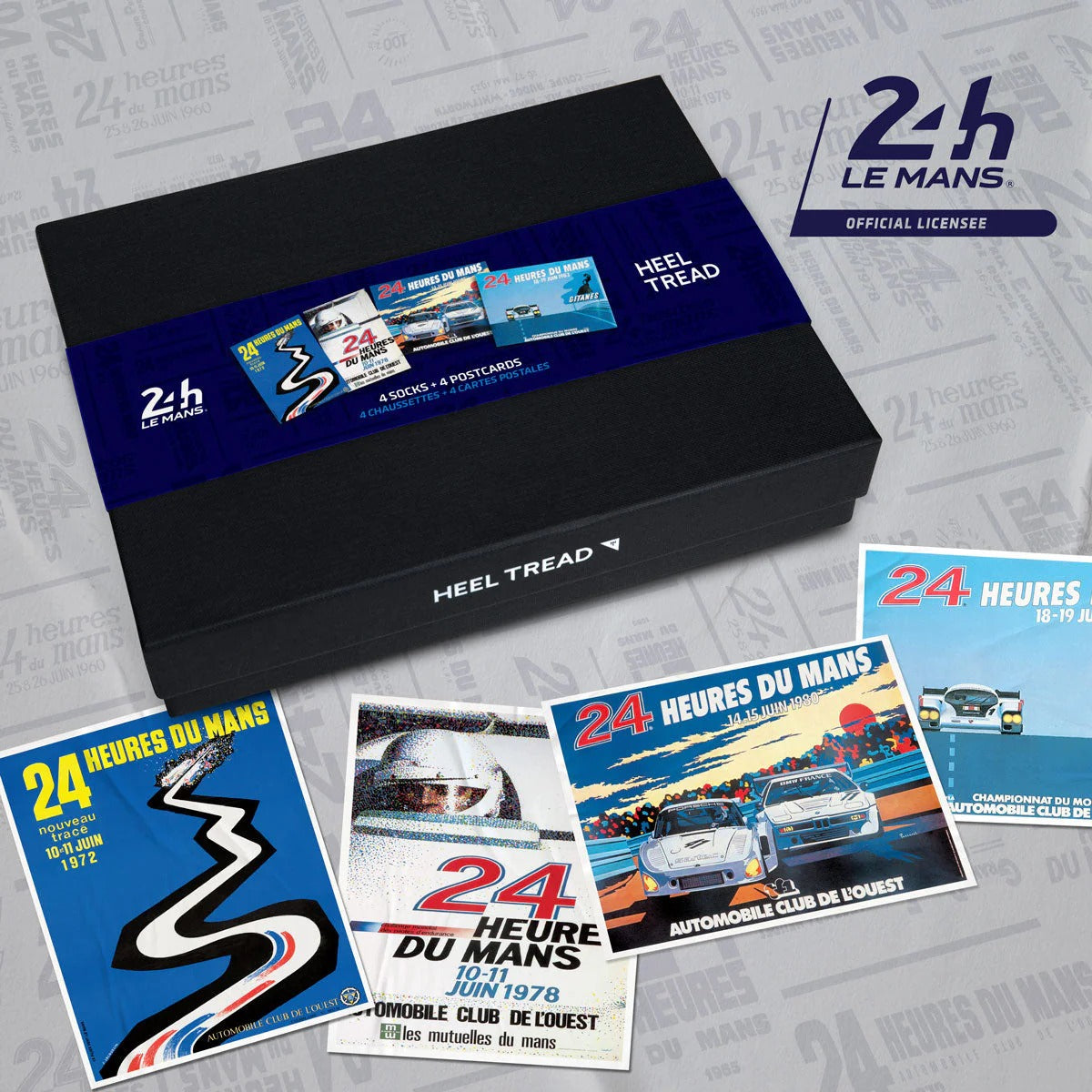 Coffret Chaussettes 24H Le Mans, Les Affiches Iconiques