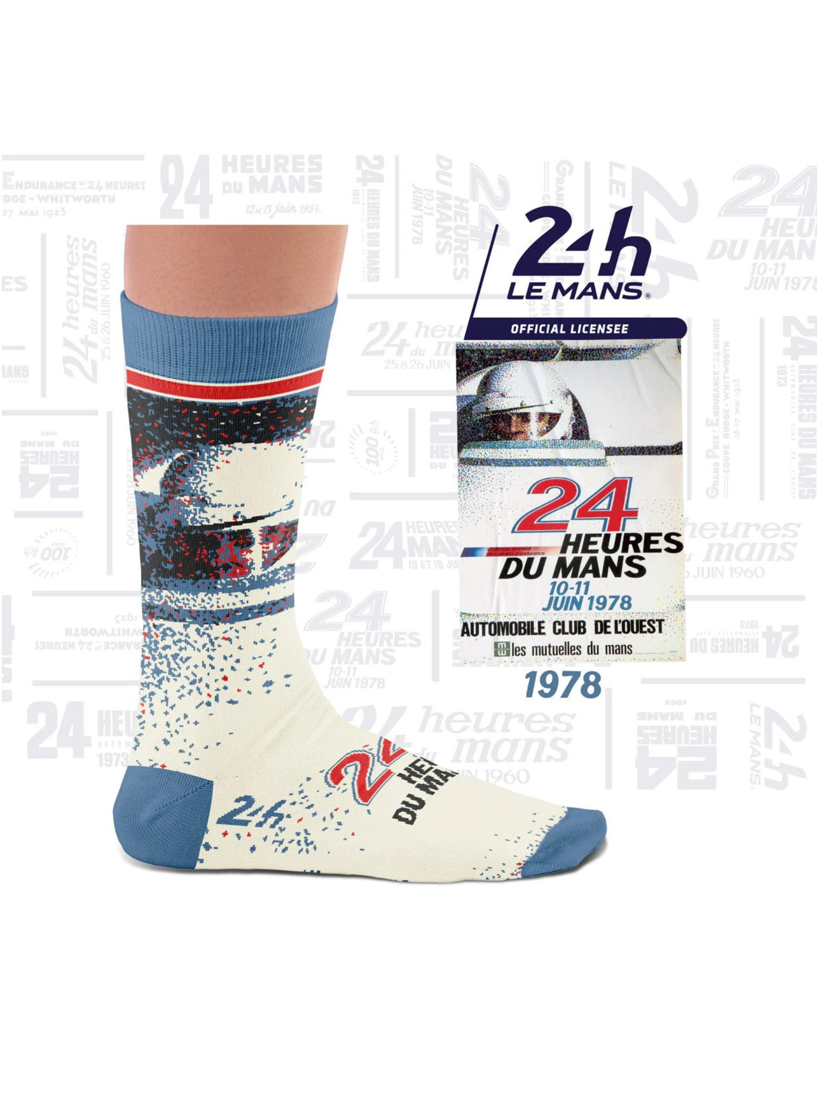 Coffret Chaussettes 24H Le Mans, Les Affiches Iconiques