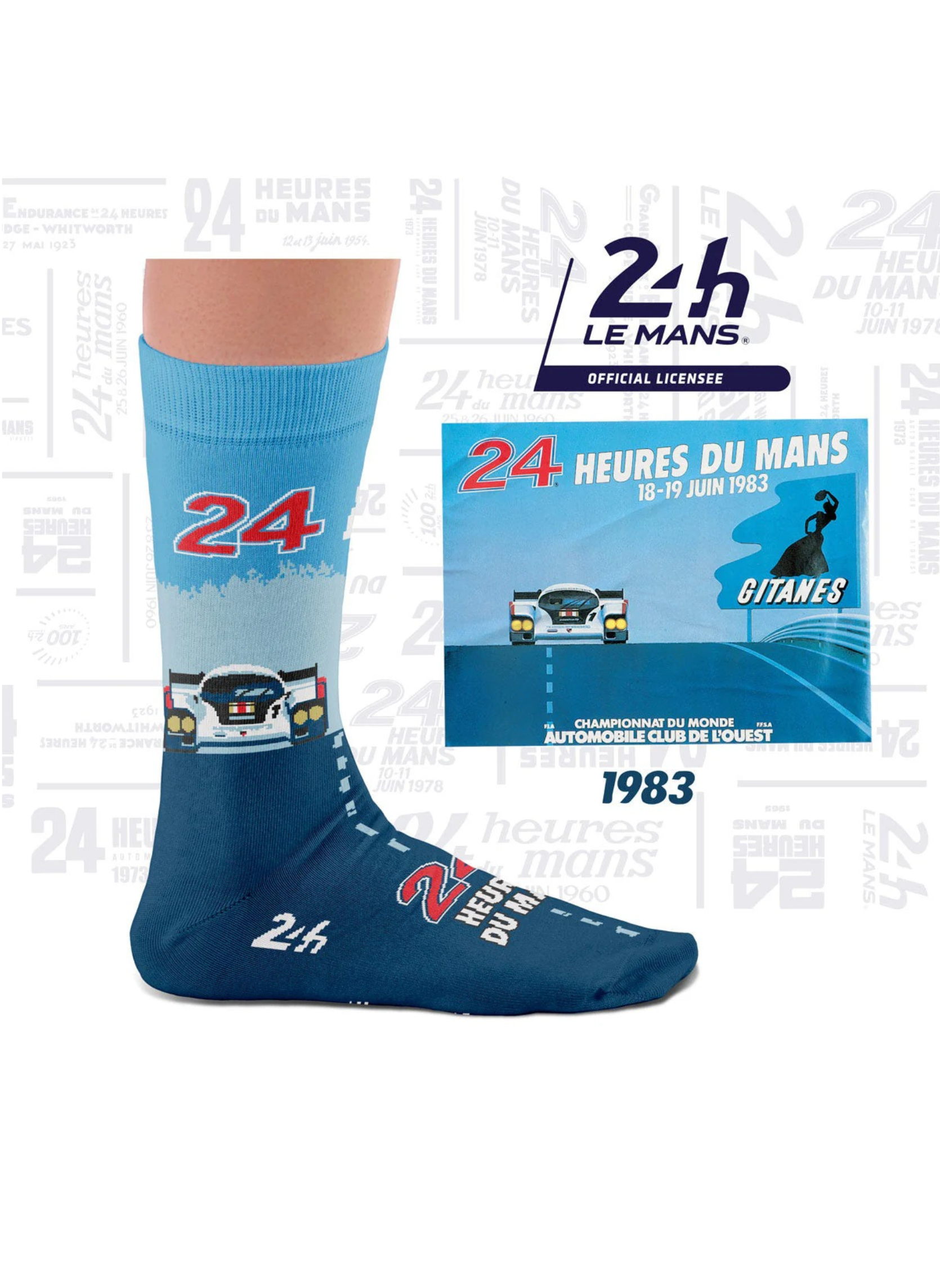 Coffret Chaussettes 24H Le Mans, Les Affiches Iconiques