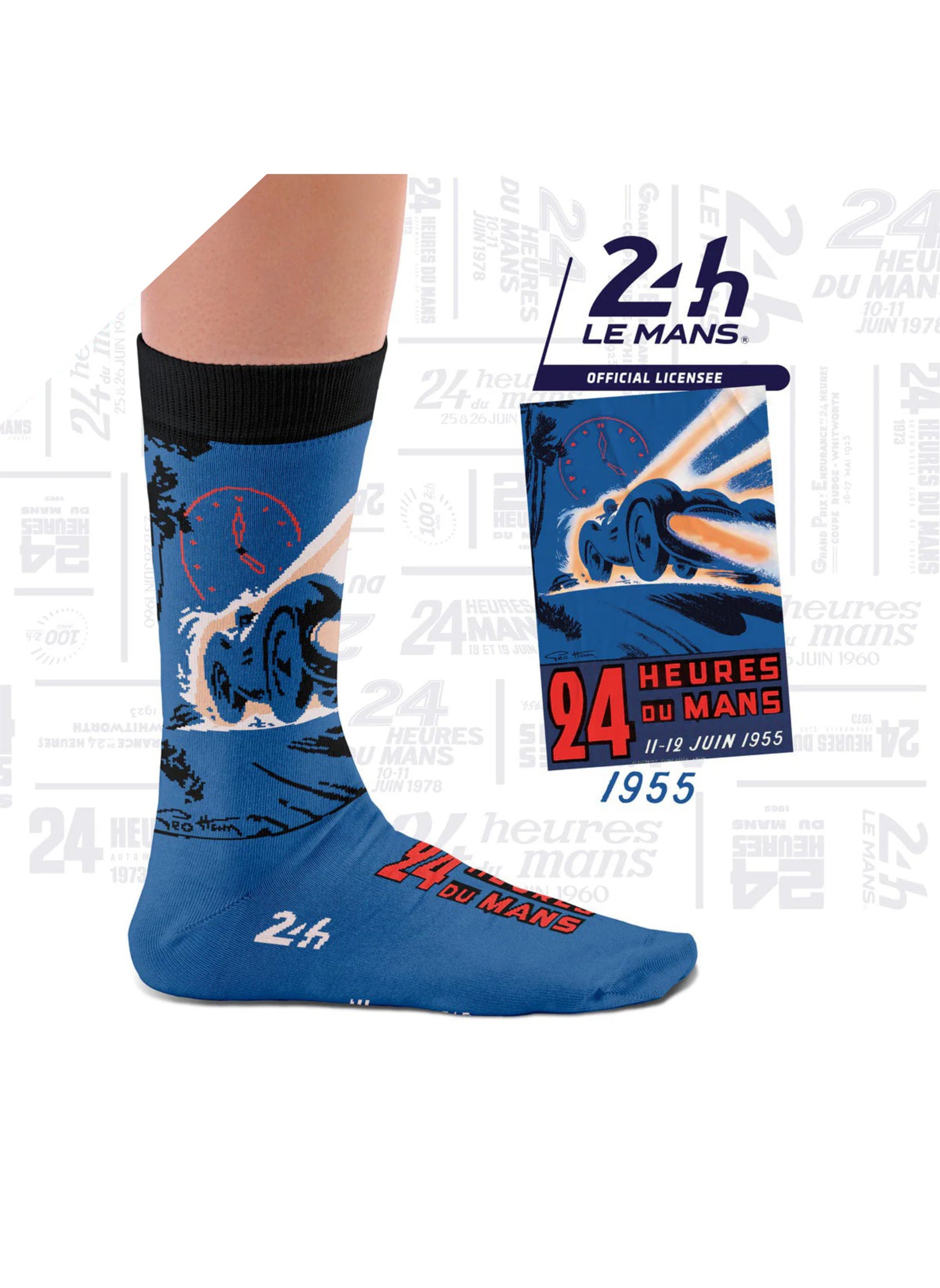 Coffret Chaussettes 24H Le Mans, Les Affiches Mythiques