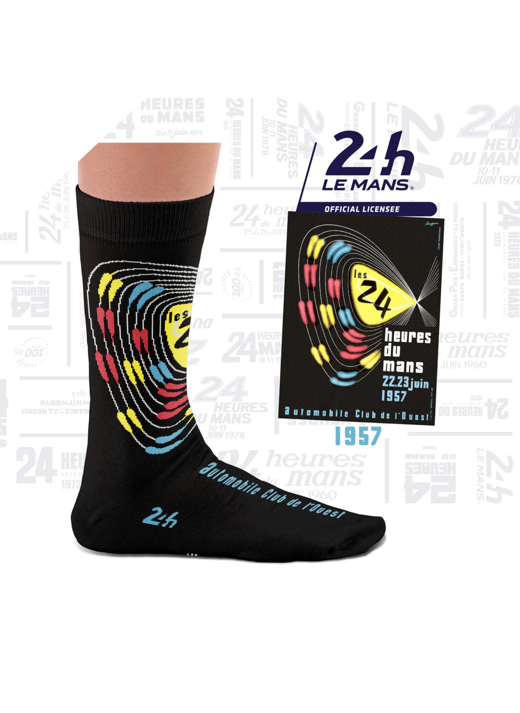 Coffret Chaussettes 24H Le Mans, Les Affiches Mythiques