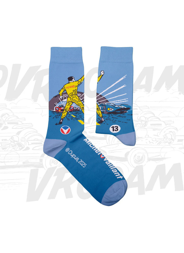 Chaussettes Michel Vaillant, Le 13 Est Au Départ - Sock Affairs