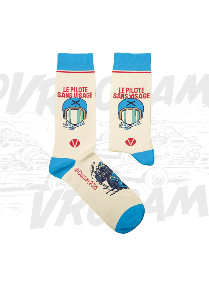 Chaussettes Michel Vaillant, Le Pilote Sans Visage - Sock Affairs