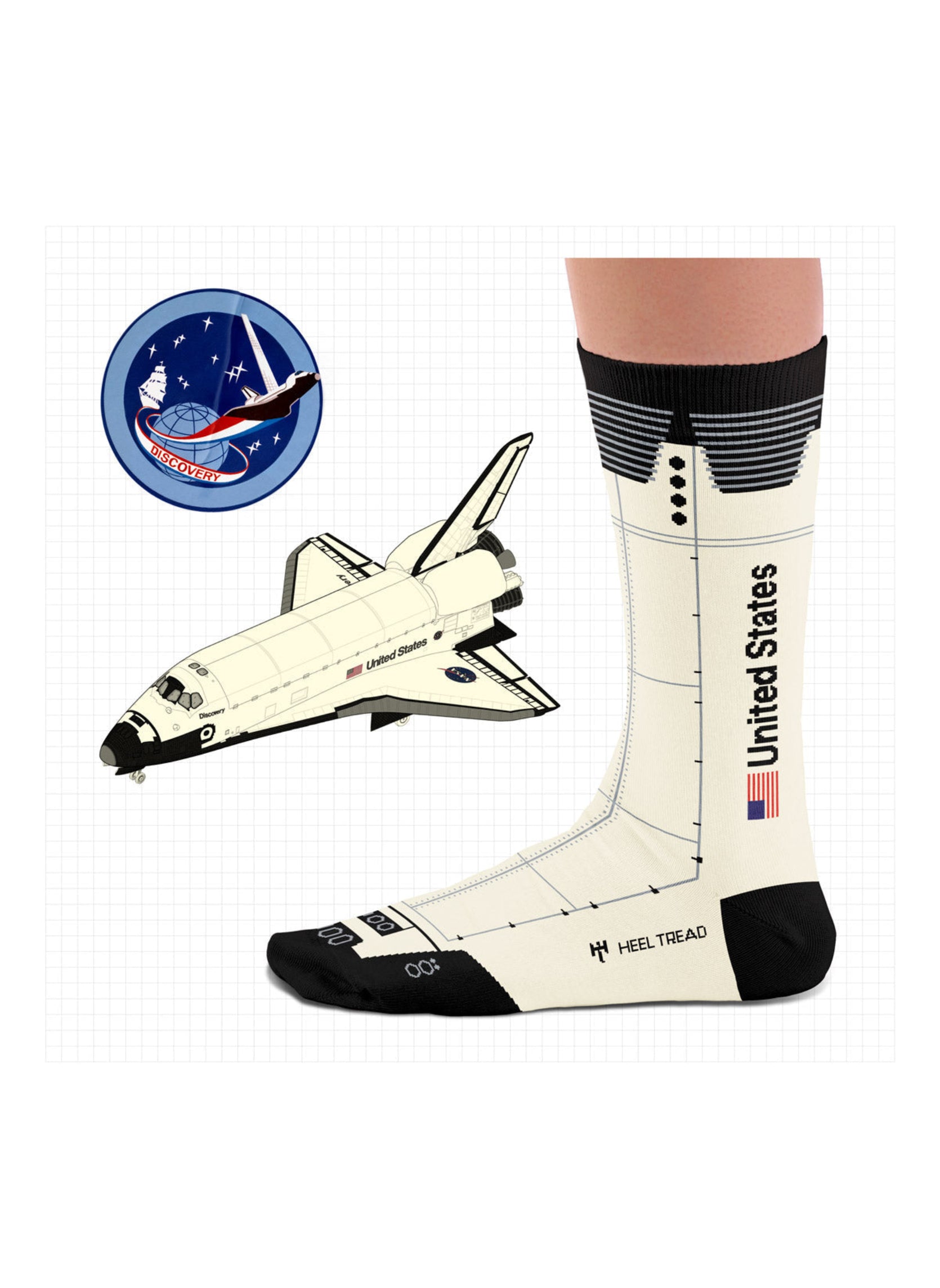 Chaussettes Navette Spatiale de la NASA