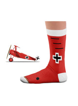 Chaussettes Avion du Baron Rouge