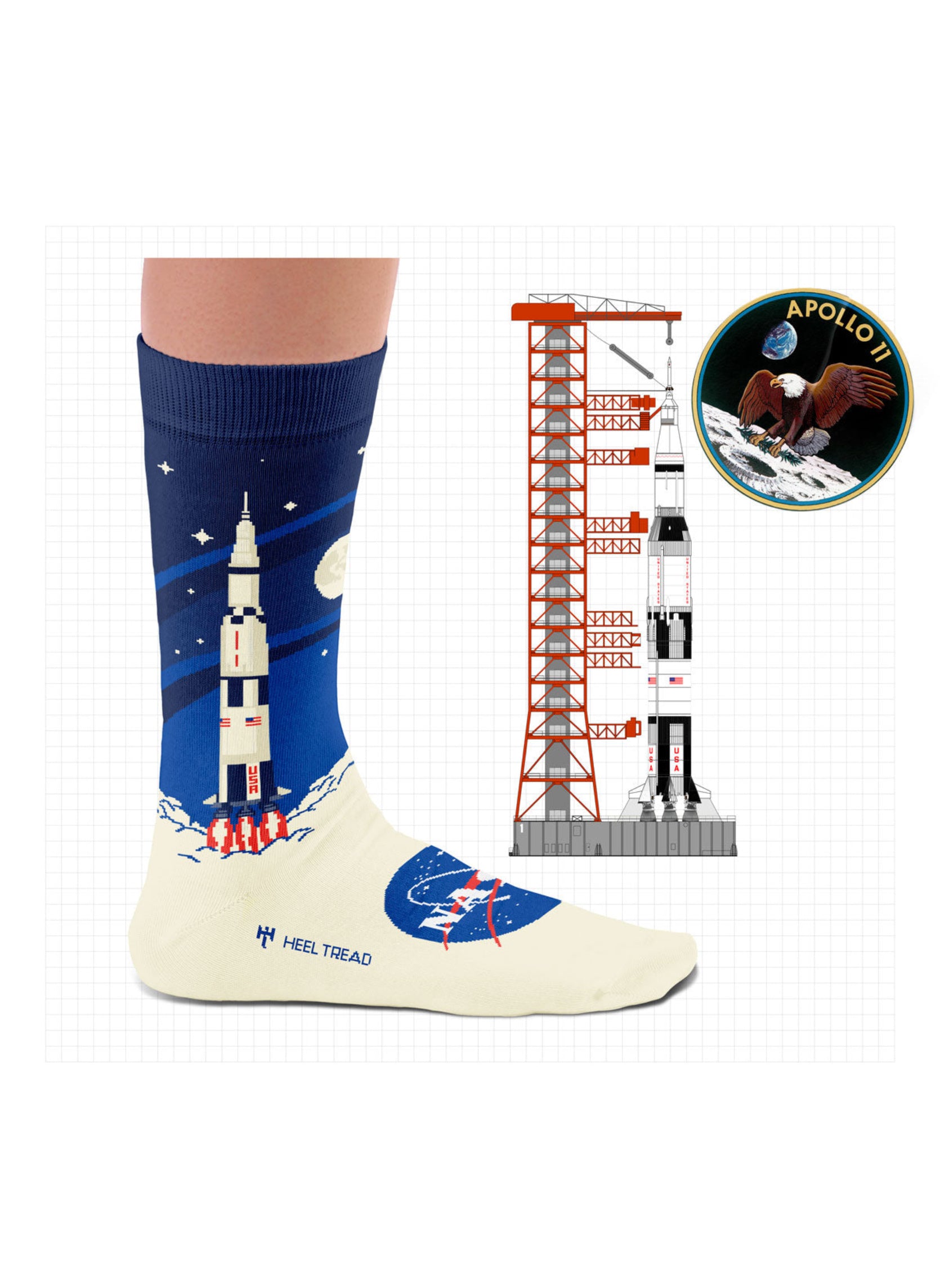 Coffret Chaussettes Expéditions Spatiales de la NASA