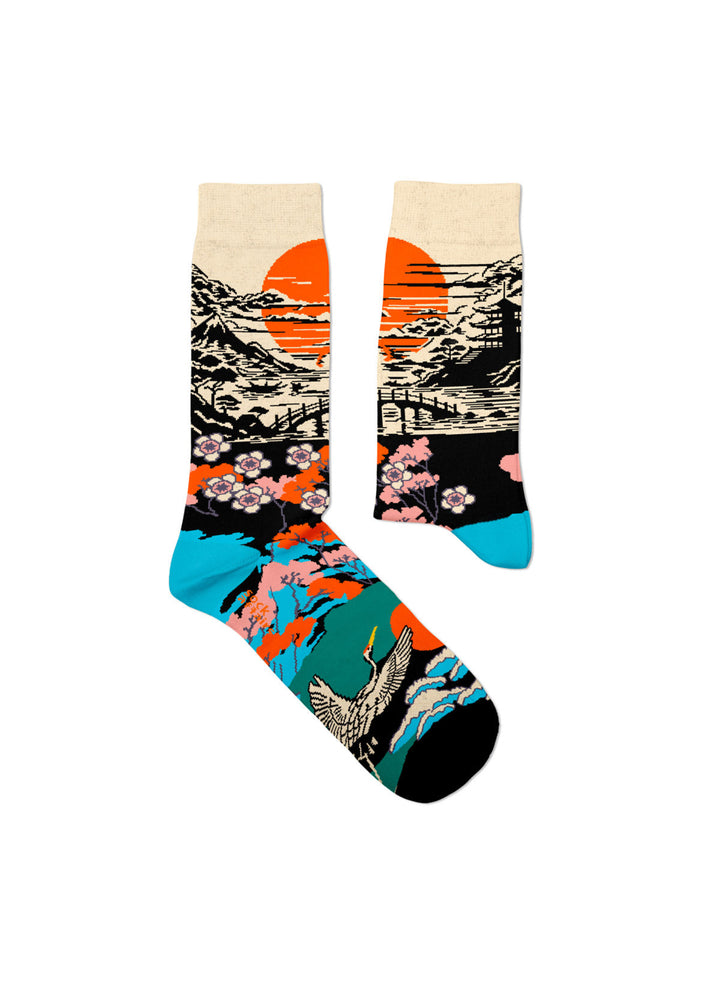 Chaussettes Japanese Sunrise - Sock Affairs