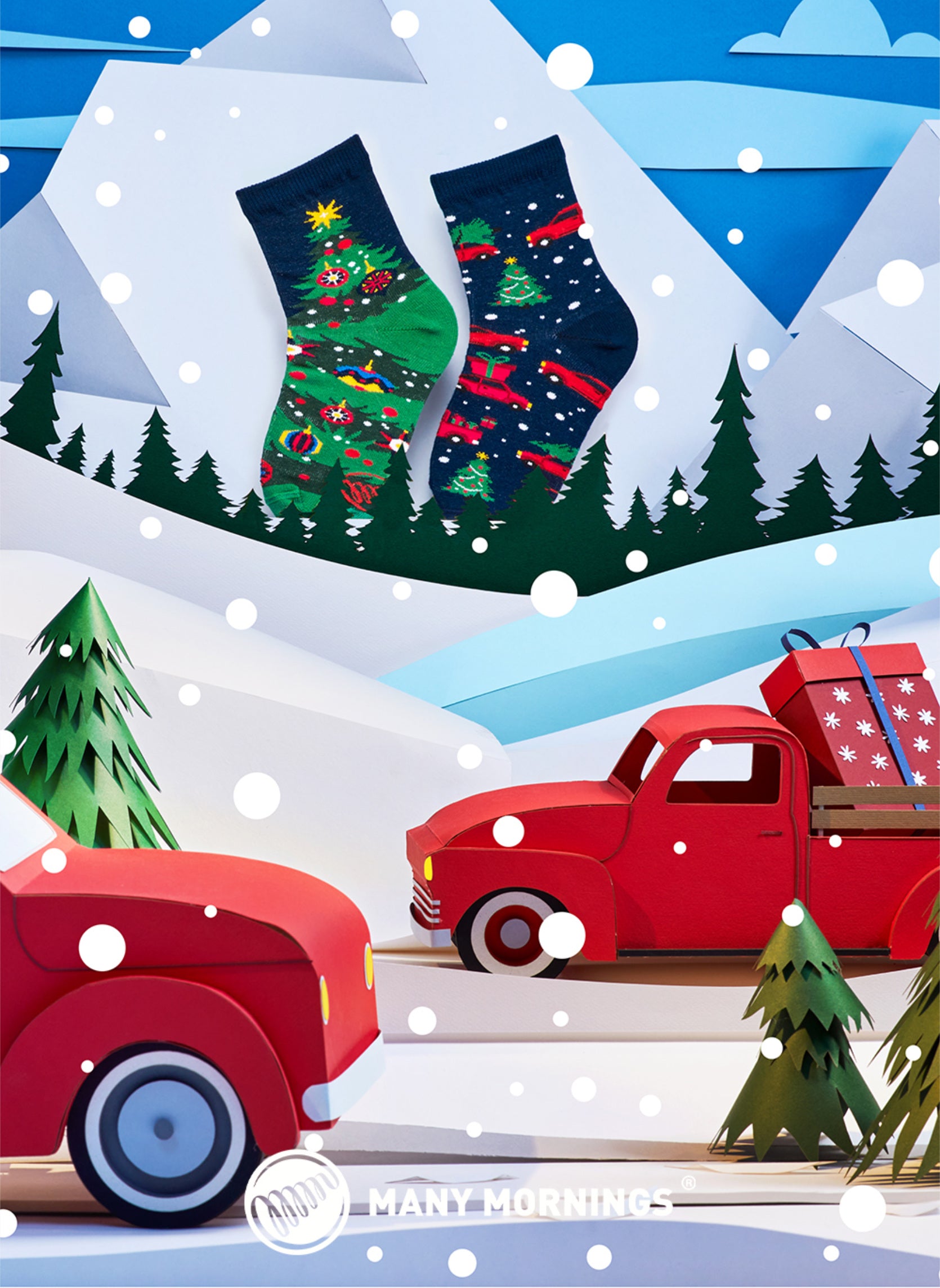 Chaussettes Enfants Xmas Tree