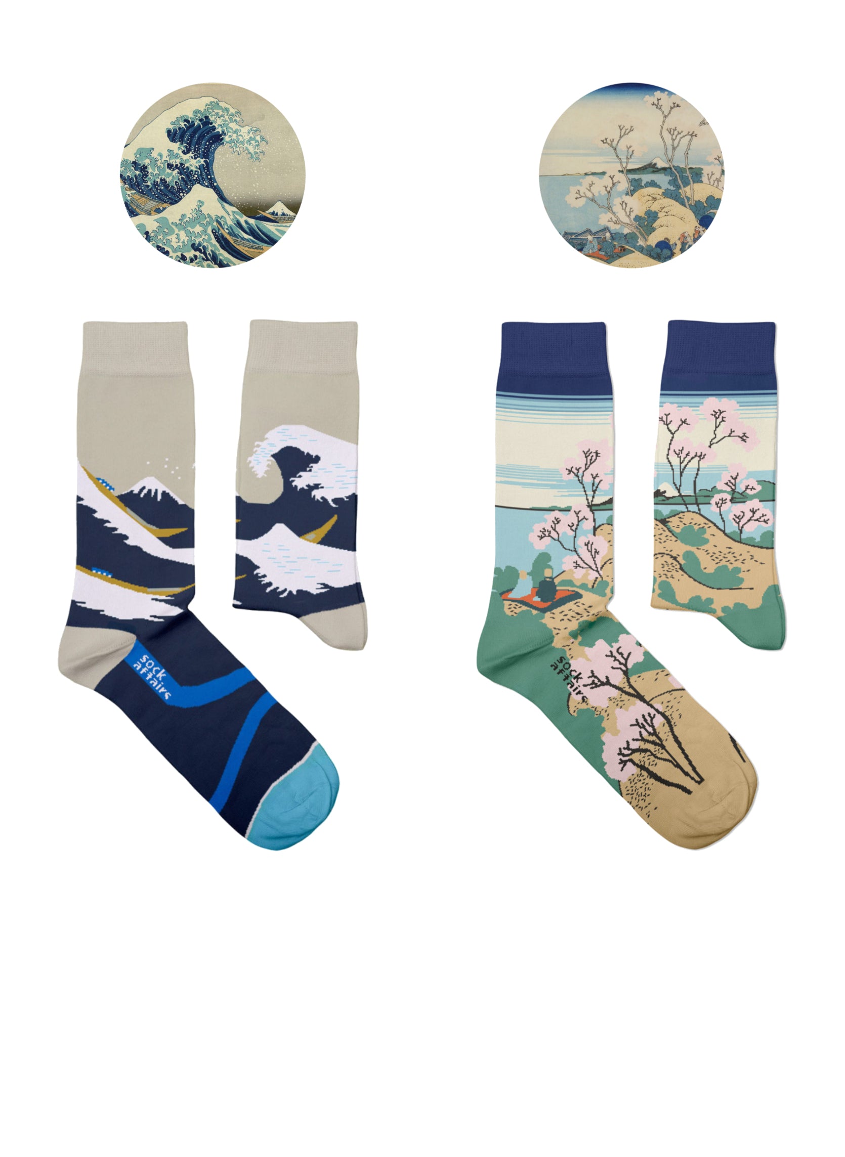 Lot Chaussettes Hokusai