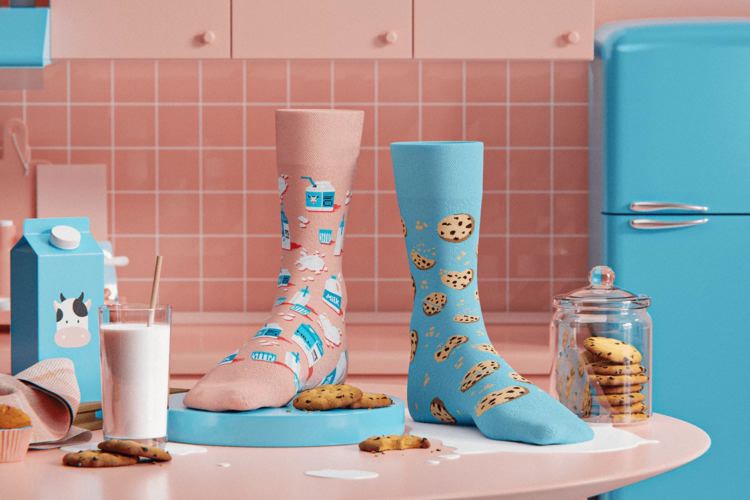 Chaussettes Lait et Cookies